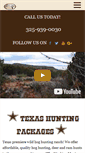 Mobile Screenshot of dosplumashuntingranch.com